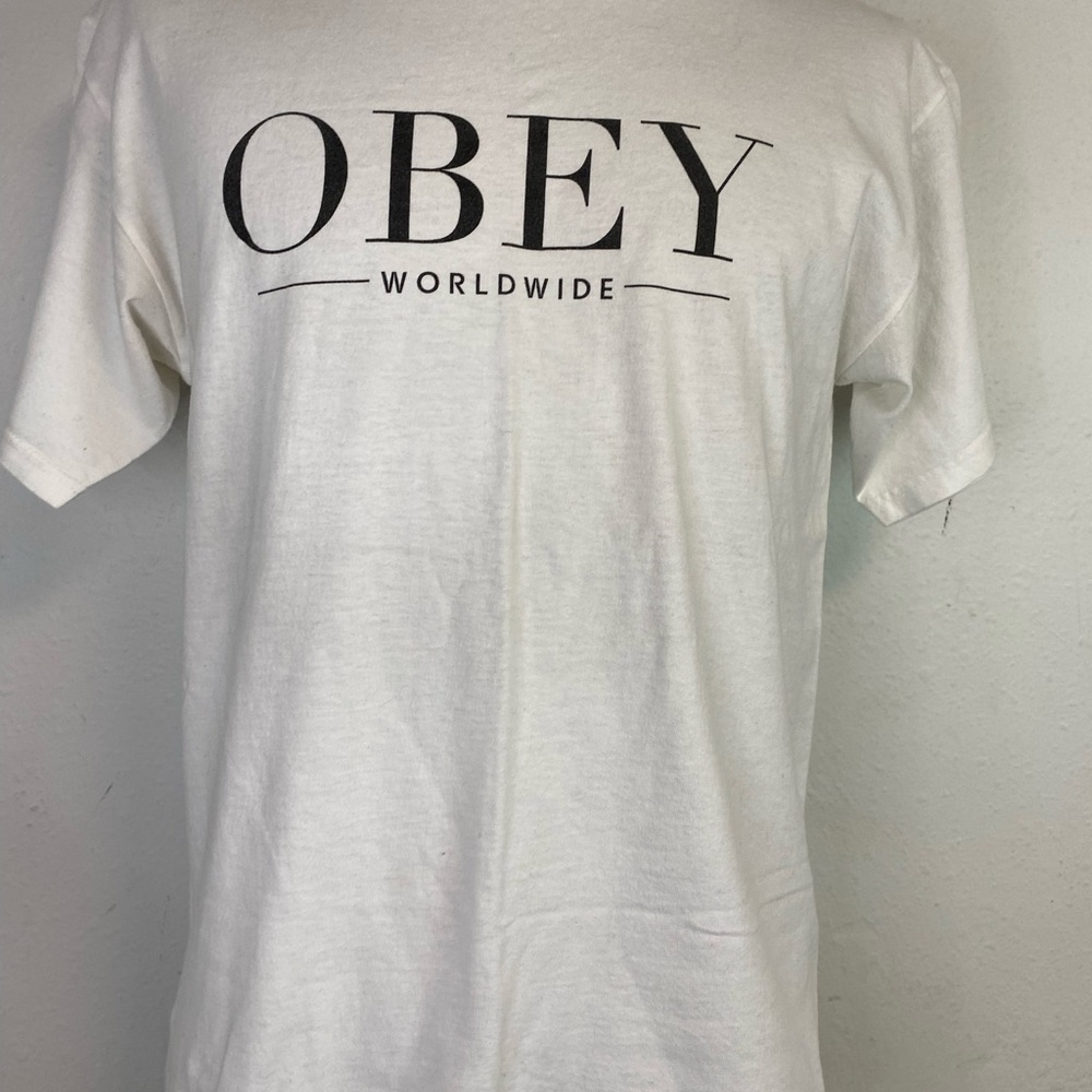 Obey White Men's T-Shirt
